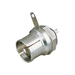 Ficha Coaxial Macho p/ Painel