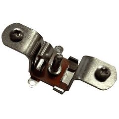 Ficha DC Femea Metálica 2,5mm p/ Painel