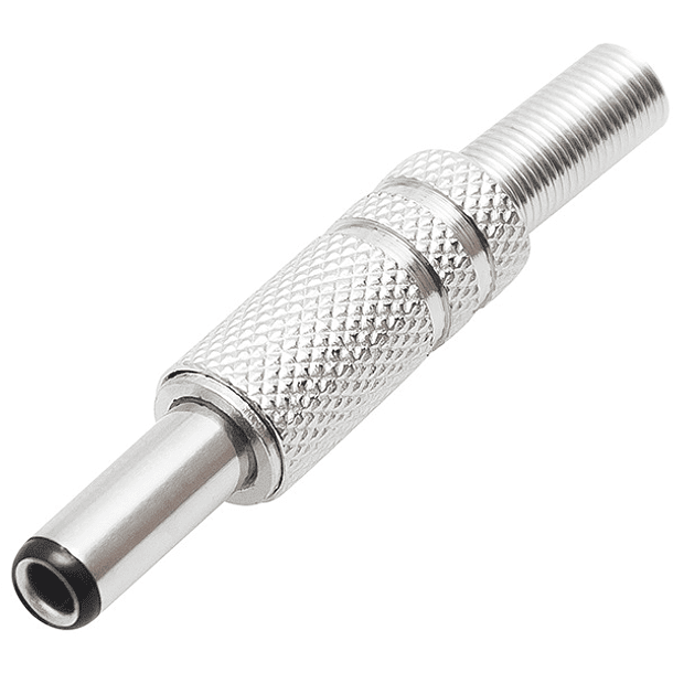 Ficha de Alimentação DC 2,5/5,5mm - Metálica 