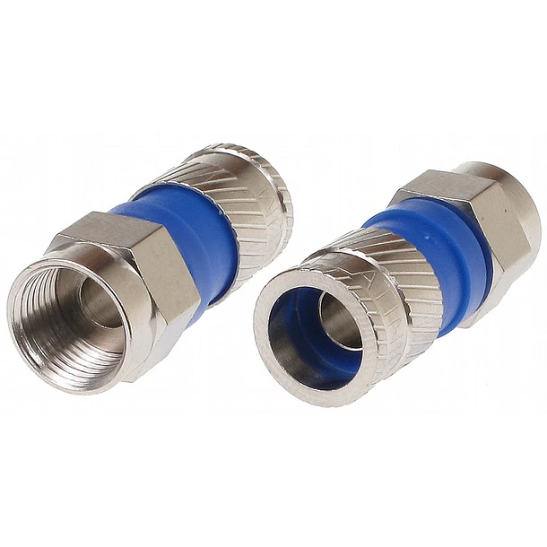 Ficha F Compressão p/ Cabo RG6 e RG59 