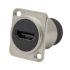 Ficha HDMI 1.4 Fêmea - Fêmea p/ Painel