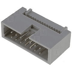 Ficha IDC 14 Pinos (2x7) Macho p/ Flat-cable