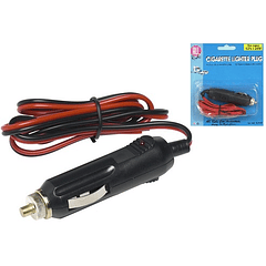 Ficha de Isqueiro c/ Cabo Prolongador 12-24V 10A - ALL Ride