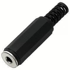 Ficha Jack 3,5mm Femea Mono