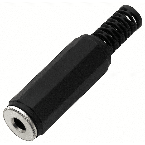 Ficha Jack 3,5mm Femea Mono 