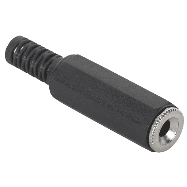 Ficha Jack 3,5mm Fêmea Stereo 