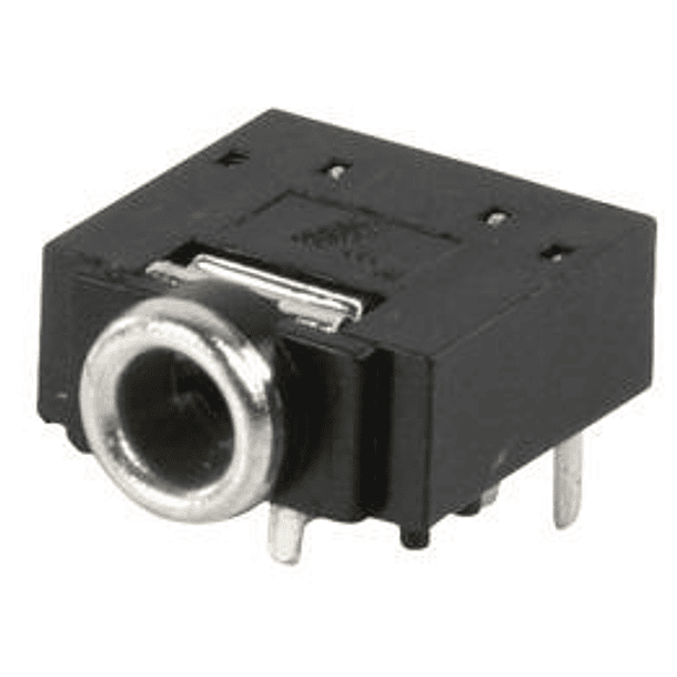 Ficha Jack Femea 3,5mm Stereo 