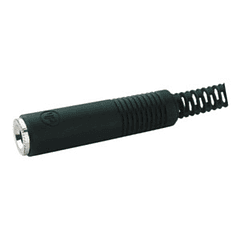 Ficha Jack 6,3mm Fêmea Mono