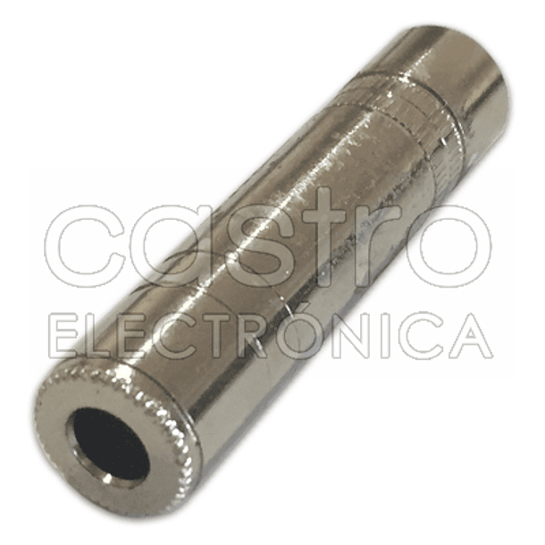 Ficha Jack 6,3mm Femea Metalica Stereo 