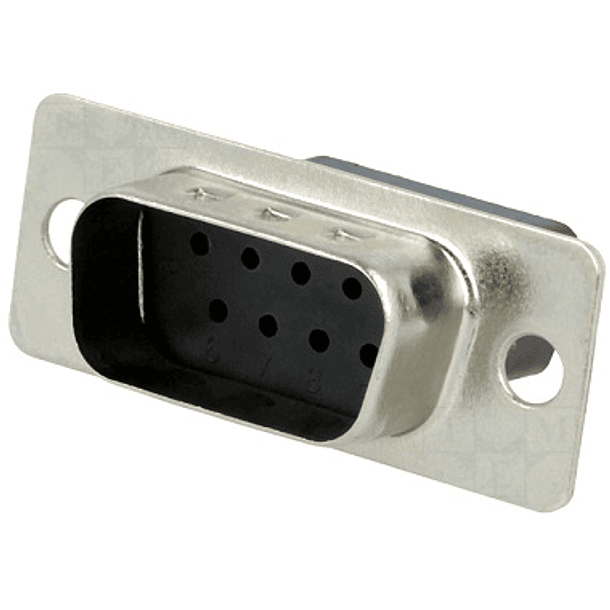 Ficha Nextron Db9 Pinos Macho p/ Cravar 