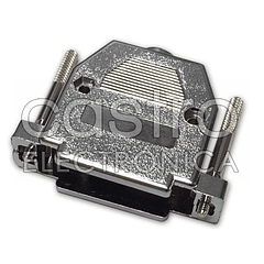 Capóta p/ Ficha Db 25 Pinos c/ Parafusos Compridos (Cromado)