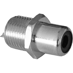 Ficha RCA Metalica Femea Painel (Preto)