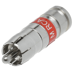 Ficha RCA Macho Compressão