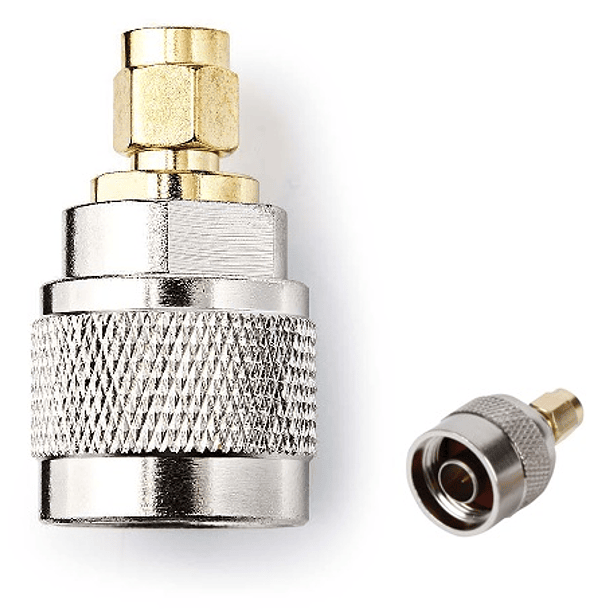 Ficha Adaptadora SMA Dourada Macho - N Macho 1