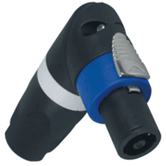 Ficha Speakon Prolongamento Curva (XLN 4 Contactos)