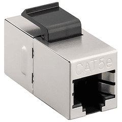 Ficha União RJ45 Fêmea-Fêmea p/ Painel