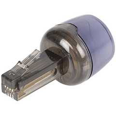 Adaptador Giratório RJ10 p/ Auscultador de Telefone