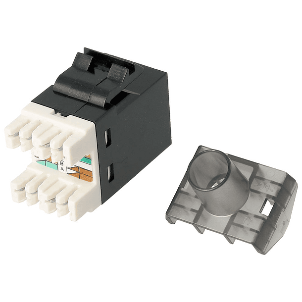 Conector Keystone RJ45 CAT6 UTP Fêmea p/ Painel 4