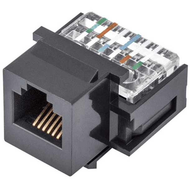 Ficha Snap-IN RJ12 Fêmea 