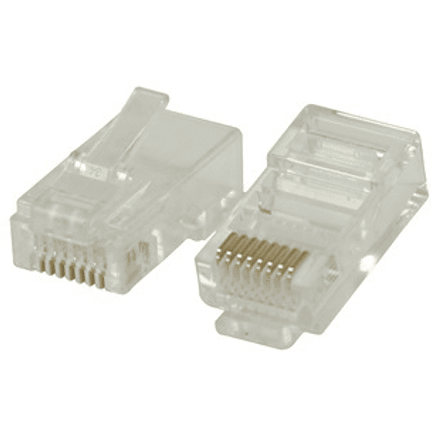 Ficha Telefone-Rede RJ45 8 Pinos CAT6 1