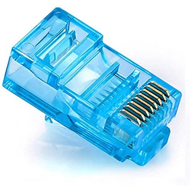 Ficha Telefone-Rede RJ45 8 Pinos CAT6 2