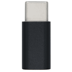 Adaptador Micro USB B Fêmea - USB C Macho (Preto) - AISENS