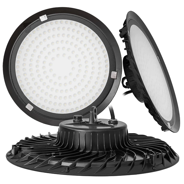 Campânula LED SLIM IP65 p/ Armazens 220V 150W 6000K 12400Lm 1