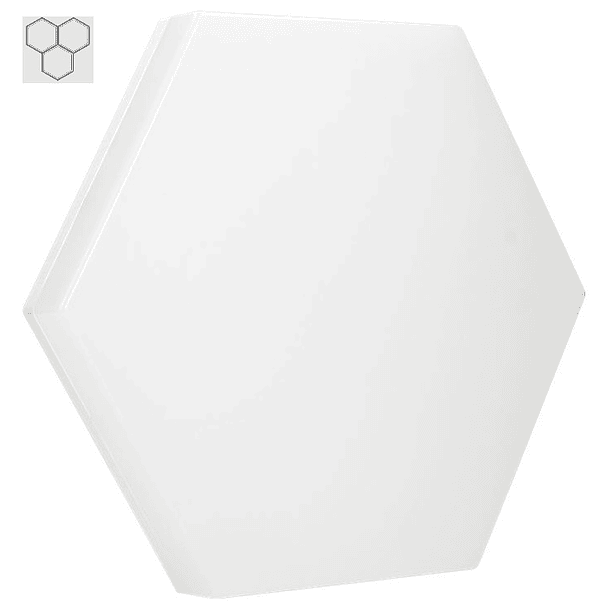 Candeeiro Plafon Hexágonal em LED 