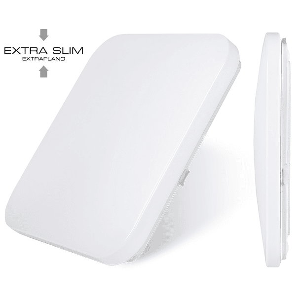 Candeeiro Plafon Quadrado em LED 