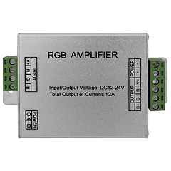 Repetidor/Amplificador RGB de 12V-24V 360~720W 3x 10A
