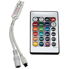 Controlador de Fita de LEDs RGB (144W) c/ Comando à Distância
