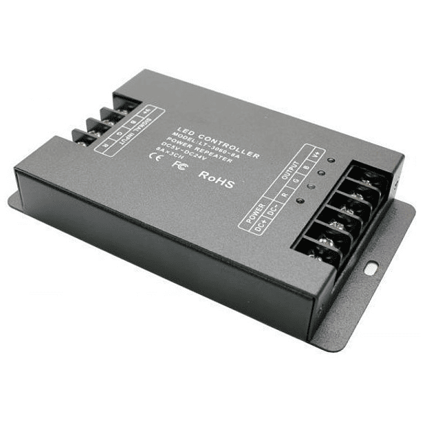 Repetidor/Amplificador RGB de 12V-24V 288W 3x 8A 1
