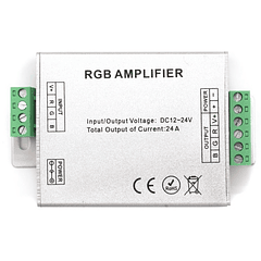 Repetidor/Amplificador RGB de 12V-24V 288W 3x 8A
