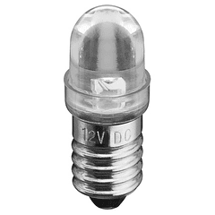 Lampada LED E10 12V AC/DC 6000K