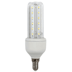 Lampada LED E14 3U 220V 7W Branco Q. 3000K 595Lm