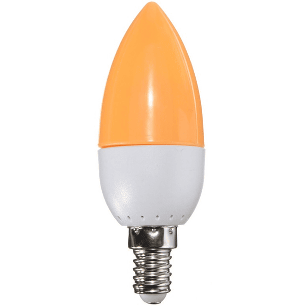 Lampada LED E14 220V 2W 120Lm - Laranja 