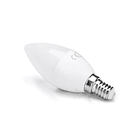 Lampada Smart LED E14 C37 220V 7W RGB + Branco 3000K ~ 6500K Wi-Fi 2