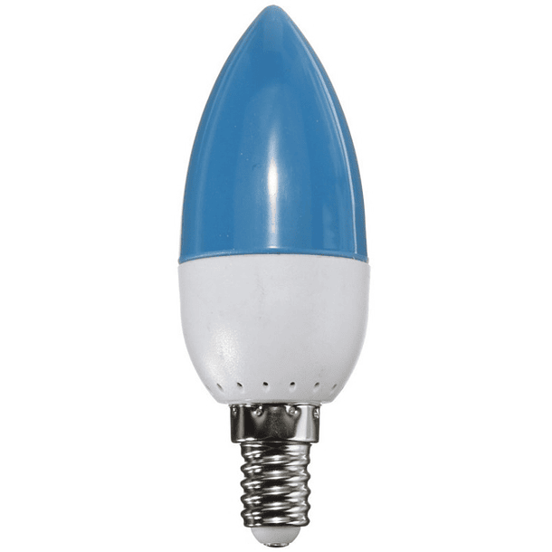 Lampada LED E14 220V 2W 120Lm - Azul 