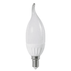 Lampada LED Opalina 220V E14 4W Branco F. 6000K 340Lm