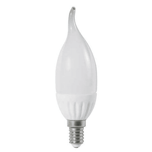 Lampada LED Opalina 220V E14 4W Branco F. 6000K 340Lm 