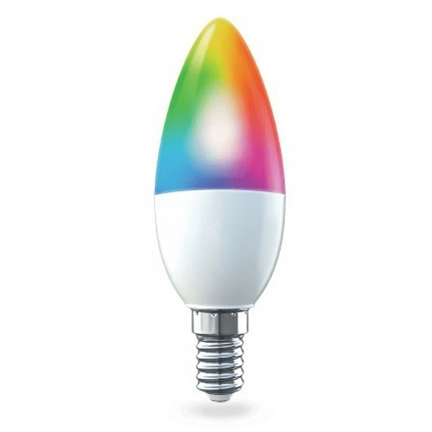 Lampada Smart LED Wi-Fi E14 C37 220V 5W RGB 400Lm - ENERGIZER 1