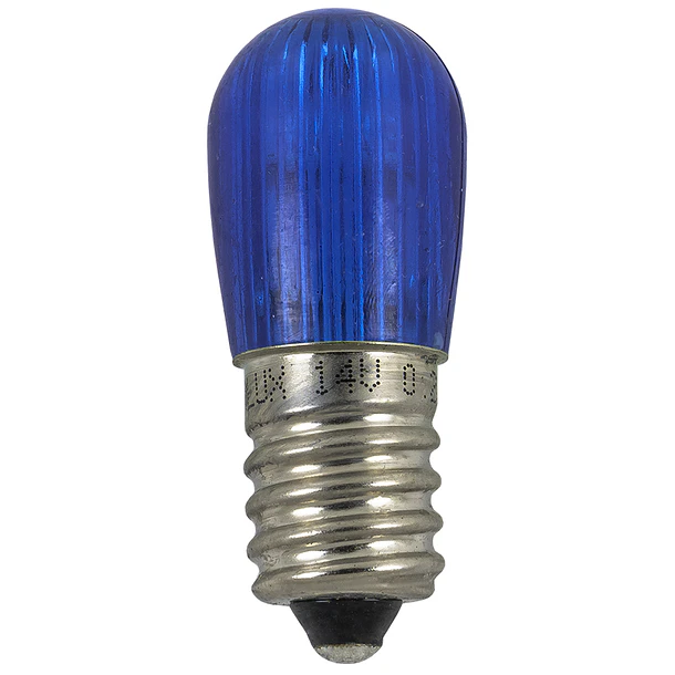 Lampada LED E14 12~18V (Azul) p/ Série Natal 