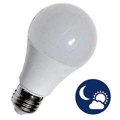 Lampada LED 220V E27 9W Branco F. 6000K 950Lm c/ Sensor Crepuscular - GSC