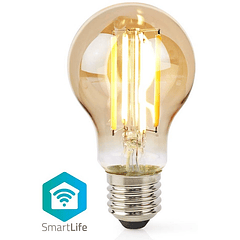 Lâmpada LED Filamento Inteligente SmartLife Wi-Fi E27 A60 1800K~3000K 7W 806Lm - NEDIS