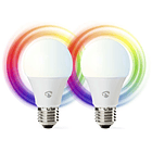 Pack 2x Lâmpadas LED SmartLife Wi-Fi E27 9W RGB+2700~6500K 806Lm - NEDIS 1