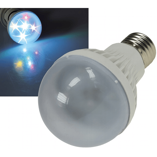 Lâmpada LED Efeitos RGB E27 220V 1,5W 1