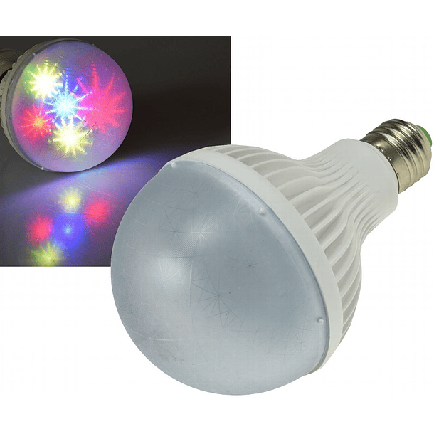 Lâmpada LED Efeitos RGB E27 220V 1,5W 1