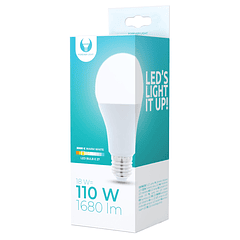 Lampada LED E27 A65 220V 18W Branco Q. 3000K 1680Lm