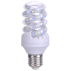 Lampada LED Espiral 220V E27 B5 7W Branco F. 6000K 360º 660Lm