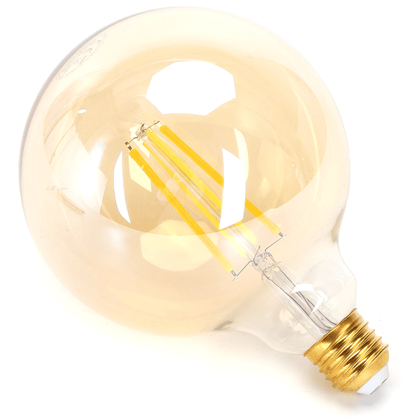 Lâmpada LED Inteligente E27 G125 Filamento Smart Wi-Fi 220V 6W 2700K ~ 6500K 806Lm (Âmbar) 2